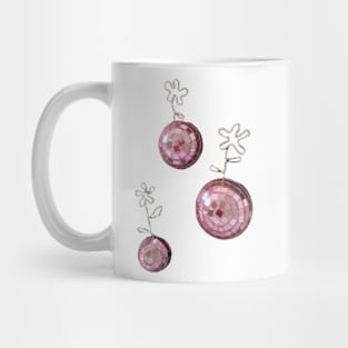 disco ball flowers Mug